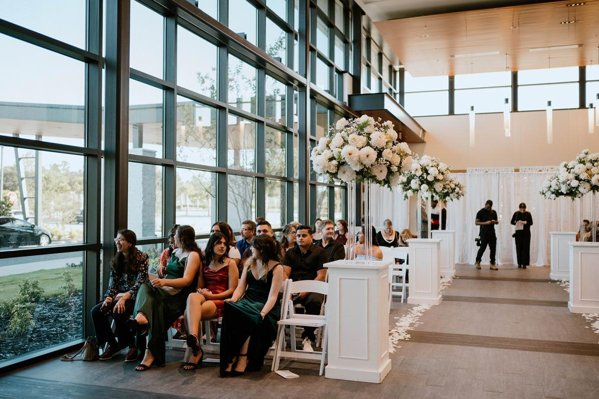 A View From A Window Overlooking The Great Hall